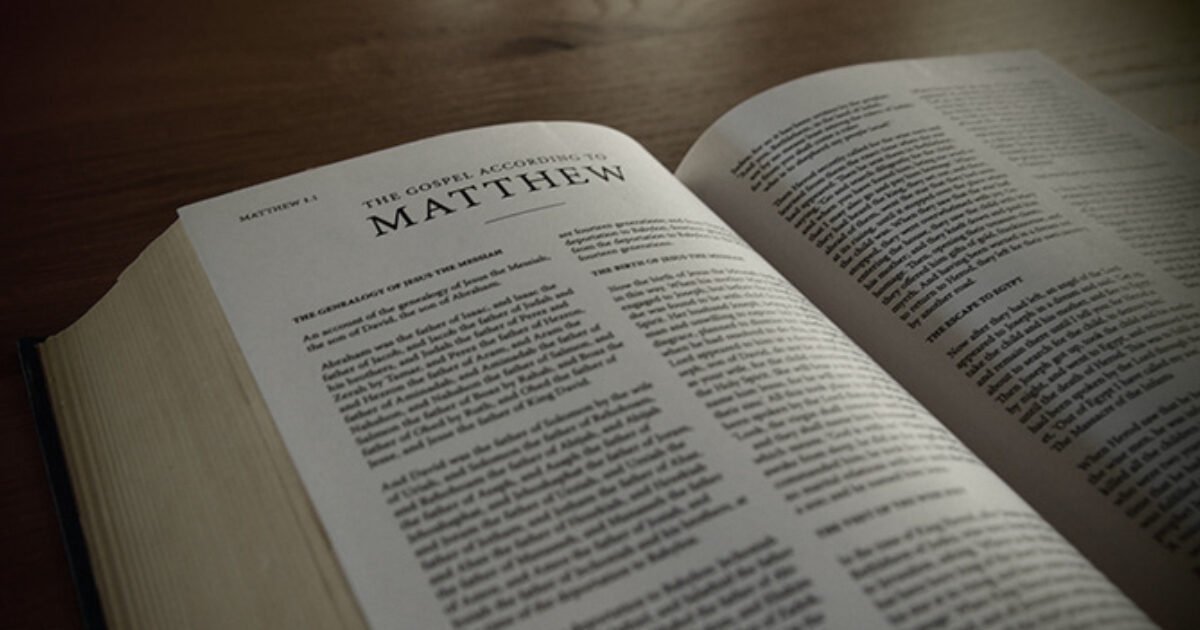 Matthew and Work Theology of Work