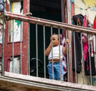 Kid on balcony