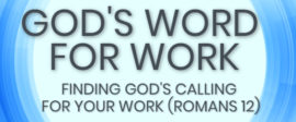 Gods word for work calling website