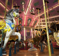 1280px Wooden horses Merry go round Carrousel at the EUR Fun Fair Rome 2810