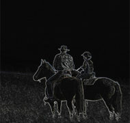 Simply Darlene cowboys square
