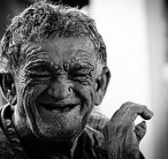 Laughing dear old man post image