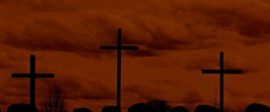 Connie Lloyd cross at sunset 480x300