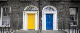 Dublin famous colorful doors 422844