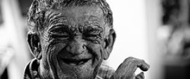Laughing dear old man post image